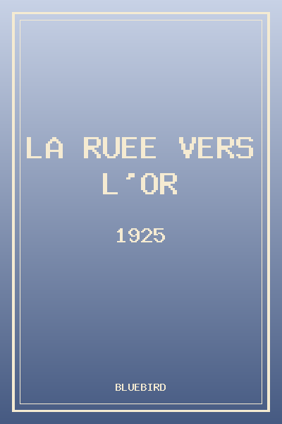Affiche de La Ruée vers l'or
